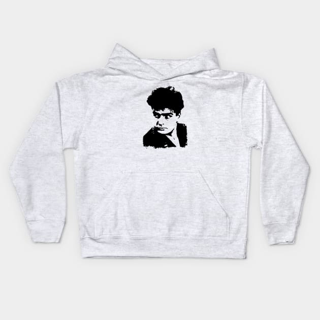 Charlie Sheen Pop Art Portrait Kids Hoodie by fancyjan